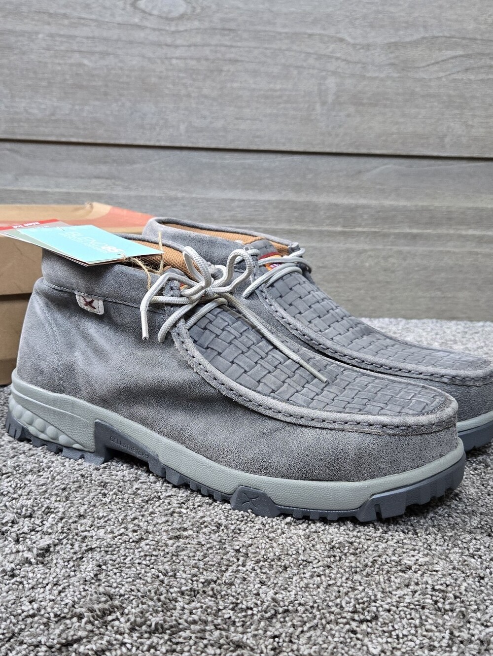 Twisted X Men's Work Chukka Driving Mocs - Nano Composite Toe NEW size 9.5